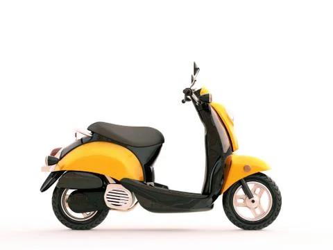 Classic scooter Stock Illustration