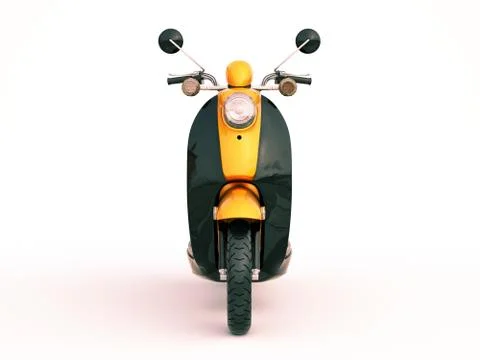 Classic scooter Stock Illustration