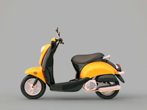 Classic scooter 스톡 일러스트