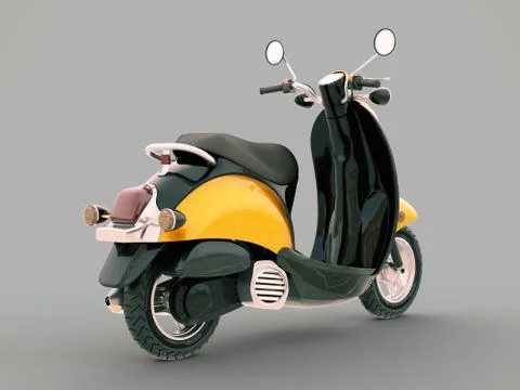 Classic scooter イラスト素材