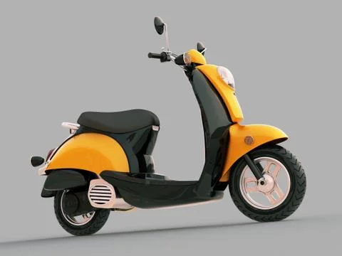 Classic scooter Stock Illustration