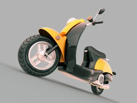 Classic scooter Illustrazione stock