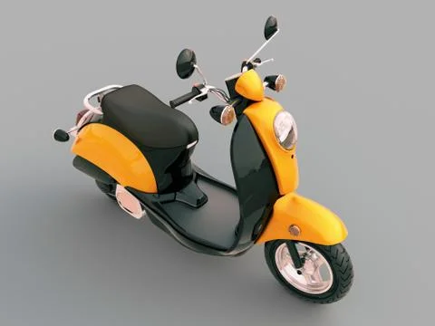 Classic scooter イラスト素材
