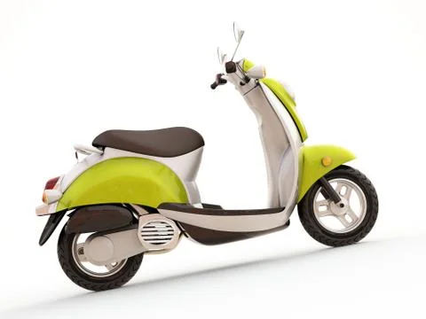 Classic scooter Stock Illustration