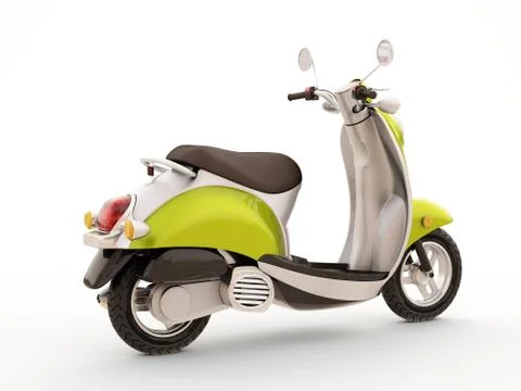 Classic scooter Stock Illustration