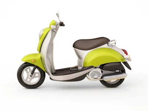 Classic scooter Stock Illustration