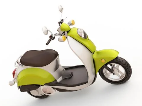 Classic scooter Stock Illustration
