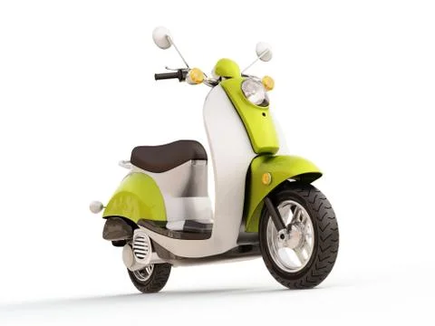 Classic scooter Stock Illustration