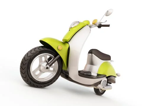 Classic scooter Stock Illustration