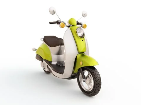 Classic scooter Stock Illustration