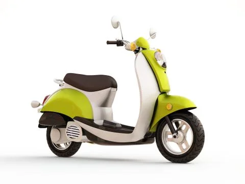 Classic scooter Stock Illustration