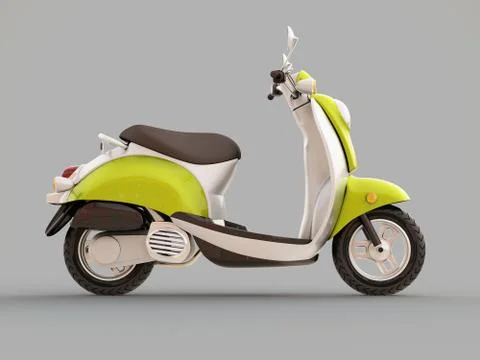 Classic scooter イラスト素材