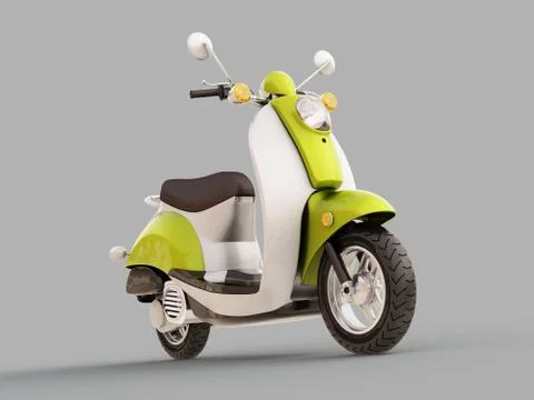 Classic scooter Ilustración de archivo