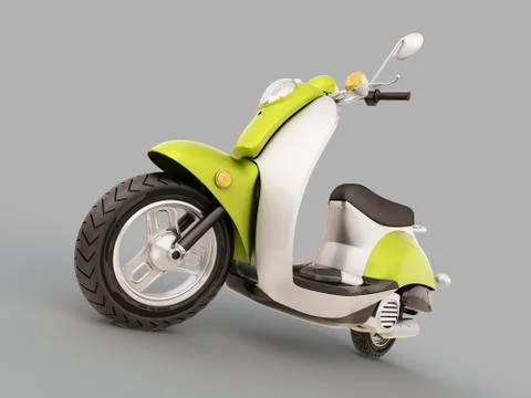 Classic scooter Stock Illustration