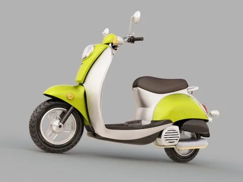 Classic scooter Stockillustratie