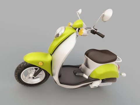 Classic scooter Stock Illustration