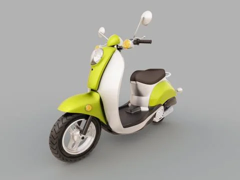 Classic scooter Illustrazione stock