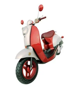 Classic scooter isolated Stock Illustration