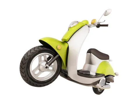 Classic scooter isolated 스톡 일러스트