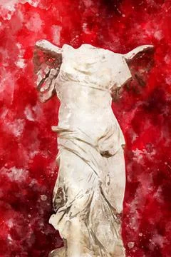 Classic sculpture Stock Illustration