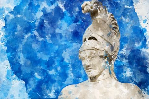 Classic sculpture Stock Illustration