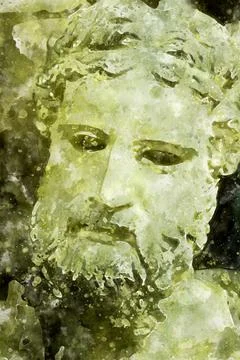 Classic sculpture Stock Illustration