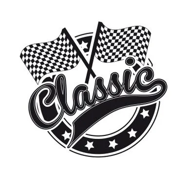 Classic seal over white background vector illustration Ilustração Stock