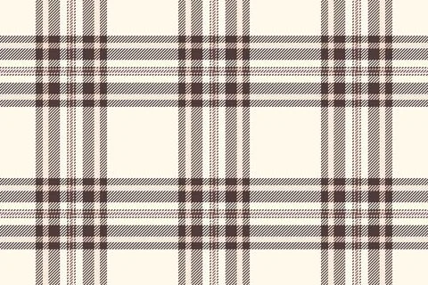 Classic seamless plaid pattern illustration featuring elegant brown and cream Stock Illustration