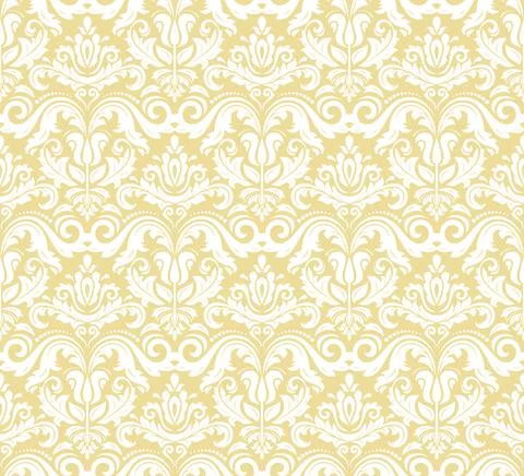 Classic Seamless Vector Fine Pattern With Arabesques イラスト素材