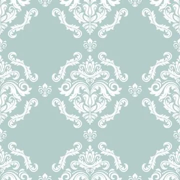 Classic Seamless Vector Fine Pattern With Arabesques イラスト素材