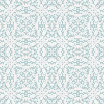 Classic Seamless Vector Fine Pattern With Arabesques Stockillustratie