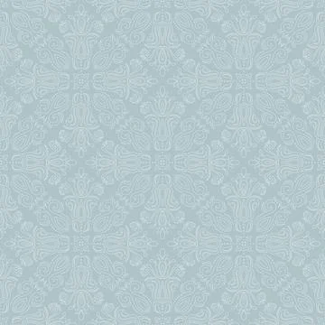 Classic Seamless Vector Fine Pattern With Arabesques Stockillustratie