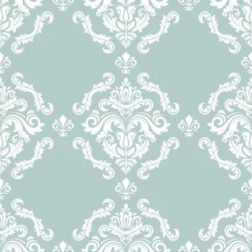 Classic Seamless Vector Fine Pattern With Arabesques イラスト素材