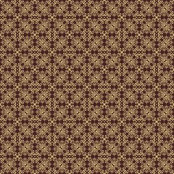 Classic Seamless Vector Fine Pattern With Arabesques イラスト素材