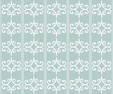Classic Seamless Vector Fine Pattern With Arabesques Stockillustratie