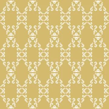 Classic Seamless Vector Fine Pattern With Arabesques Illustrazione stock