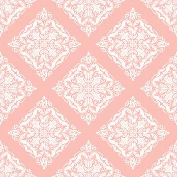 Classic Seamless Vector Fine Pattern With Arabesques イラスト素材