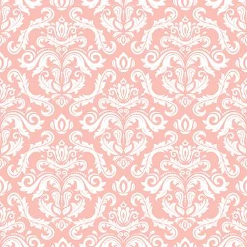 Classic Seamless Vector Fine Pattern With Arabesques Stockillustratie