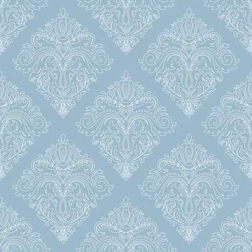 Classic Seamless Vector Fine Pattern With Arabesques Stockillustratie