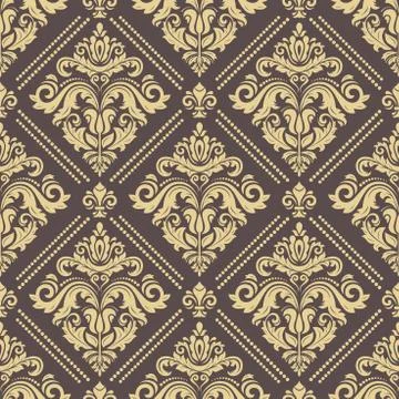 Classic Seamless Vector Pattern Illustrazione stock