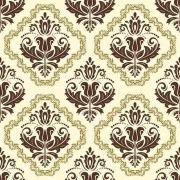 Classic Seamless Vector Pattern Stock Illustration