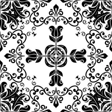 Classic Seamless Vector Pattern Stock Illustration