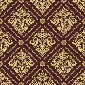 Classic Seamless Vector Pattern Illustrazione stock