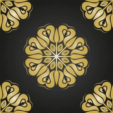 Classic Seamless Vector Pattern Illustrazione stock