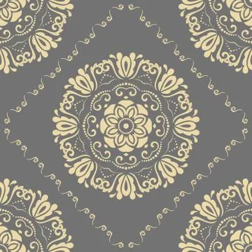 Classic Seamless Vector Pattern 스톡 일러스트