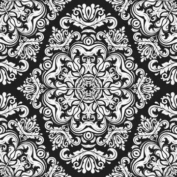 Classic Seamless Vector Pattern Stock Illustration