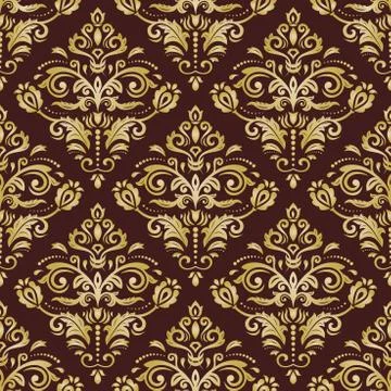 Classic Seamless Vector Pattern Stock Illustration