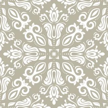 Classic Seamless Vector Pattern Stock Illustration