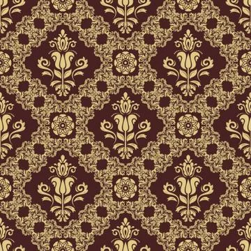 Classic Seamless Vector Pattern Illustrazione stock