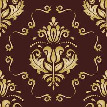 Classic Seamless Vector Pattern Illustrazione stock